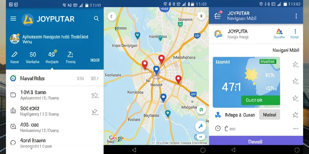 Antarmuka JOYPUTAR yang intuitif dan fitur navigasi yang lengkap.